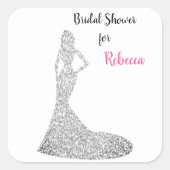 Vrijgezellenfeest Vierkante Sticker (Voorkant)