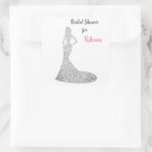 Vrijgezellenfeest Vierkante Sticker (Tas)