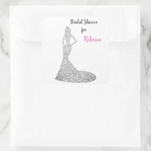 Vrijgezellenfeest Vierkante Sticker (Tas)