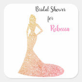 Vrijgezellenfeest Vierkante Sticker (Voorkant)