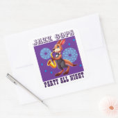 Vrijgezellenfeest Vierkante Sticker (Envelop)