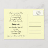 Vrijgezellenfeest. Vincent van Gogh Uitnodiging Briefkaart (Achterkant)