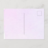 Vrijgezellenfeest violet paarse bloemboog uitnodiging briefkaart (Achterkant)