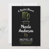 VRIJGEZELLENFEEST VIRGO Zodiac Astrology Summer He Kaart (Voorkant)