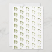 VRIJGEZELLENFEEST VIRGO Zodiac Astrology Summer He Kaart (Achterkant)