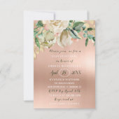 Vrijgezellenfeest Vloeibaarmoedervlek Rozen Blush  Kaart (Voorkant)