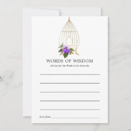 Vrijgezellenfeest vogelpest Advieskaart