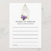 Vrijgezellenfeest vogelpest Advieskaart (Voorkant)