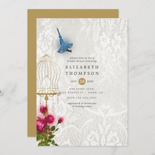   Vrijgezellenfeest vogelras Kaart (Voorkant / Achterkant)