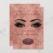 Vrijgezellenfeest Vonk 16e Roos Vonk Glitter Eggpl Kaart (Voorkant / Achterkant)