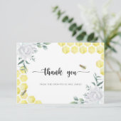 Vrijgezellenfeest voor bijenbloem kaart (Staand voorkant)