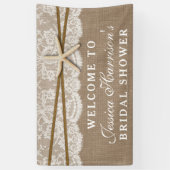 Vrijgezellenfeest voor bijtende braad, kant en sta spandoek (Verticaal)