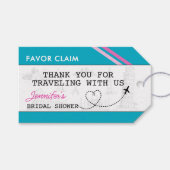 Vrijgezellenfeest voor Blauwe Favoriet Cadeaulabel (Voorkant (Horizontaal))