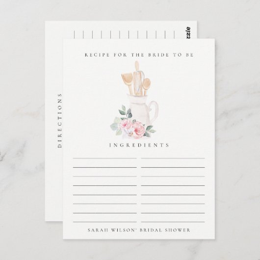 Vrijgezellenfeest voor Blush-uisveeg met ontlastin Briefkaart (Voorkant / Achterkant)