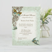 Vrijgezellenfeest voor Botanica Wedding Invite - B Kaart (Staand voorkant)