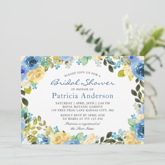 Vrijgezellenfeest voor botanische tuinbouw kaart (Staand voorkant)