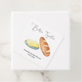 Vrijgezellenfeest voor boter samen bedankjes labels (In situ)