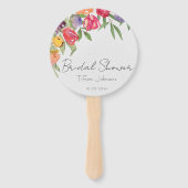 Vrijgezellenfeest voor Bright en Stor Tulps Handwaaier (Voorkant)