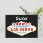 Vrijgezellenfeest voor bruiloft in Las Vegas-teken Kaart (Staand voorkant)