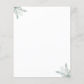 Vrijgezellenfeest voor de begroting van de Griekse Flyer (Achterkant)