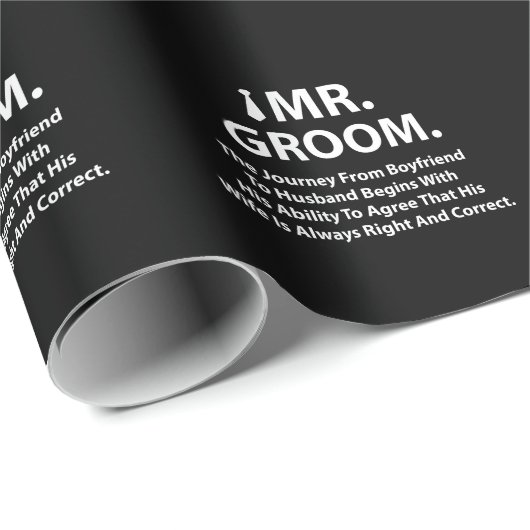 Vrijgezellenfeest voor de bruidegom cadeaupapier (Rol Hoek)