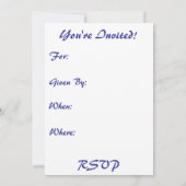 Vrijgezellenfeest/Voor de Grooms! Kaart (Achterkant)