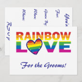 Vrijgezellenfeest/Voor de Grooms! Kaart (Voorkant / Achterkant)