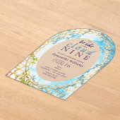 Vrijgezellenfeest voor de heropleving van Bride on Acryl Uitnodigingen (Laagn)