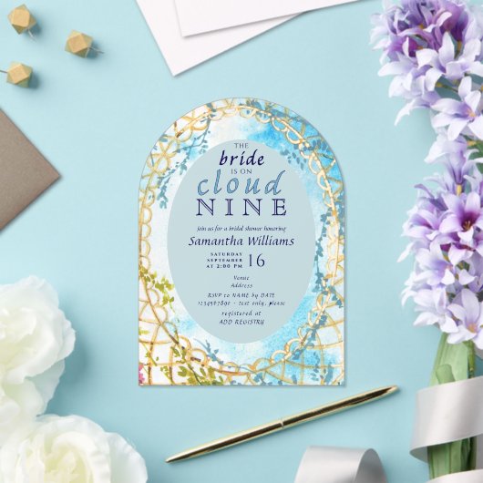 Vrijgezellenfeest voor de heropleving van Bride on Acryl Uitnodigingen (Insitu (Huwelijk))