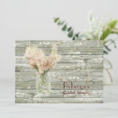 vrijgezellenfeest voor de jar bruiloft van schuur- kaart (Staand voorkant)