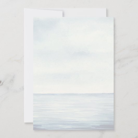 Vrijgezellenfeest voor de Nautical Ocean Waterverf Kaart (Achterkant)