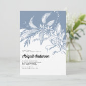 Vrijgezellenfeest voor de trouwerij van mosterdbla kaart (Staand voorkant)