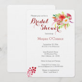 Vrijgezellenfeest voor de waterverf van herfst kaart (Voorkant / Achterkant)