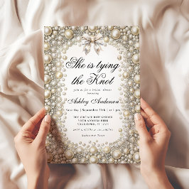 Vrijgezellenfeest voor diamanten en parels kaart