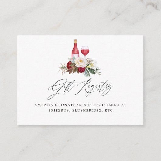 Vrijgezellenfeest voor gebrande wijn van Bourgogne Informatiekaartje (Voorkant)