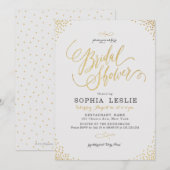  Vrijgezellenfeest voor goudkalligrafie Kaart (Voorkant / Achterkant)