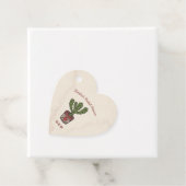 Vrijgezellenfeest voor hartvorm Aangepaste Cactus Bedankjes Labels (In situ)