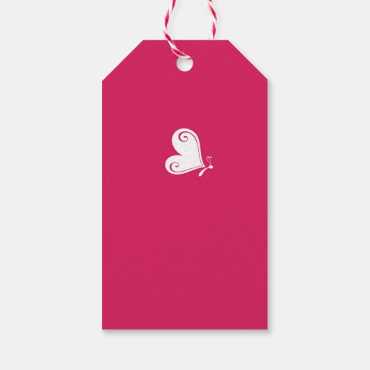 Vrijgezellenfeest voor het bereiden van Rozen van  Cadeaulabel (Achterkant)