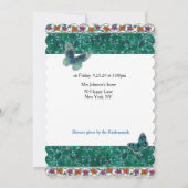 Vrijgezellenfeest voor het betogen van magische ka kaart (Achterkant)