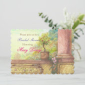 Vrijgezellenfeest voor het betogen van magische ka kaart (Staand voorkant)