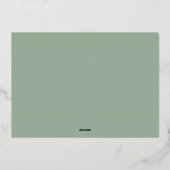 Vrijgezellenfeest voor het schatten van de liefde  folie uitnodiging (Achterkant)