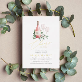 Vrijgezellenfeest voor het schatten van de liefde  folie uitnodiging