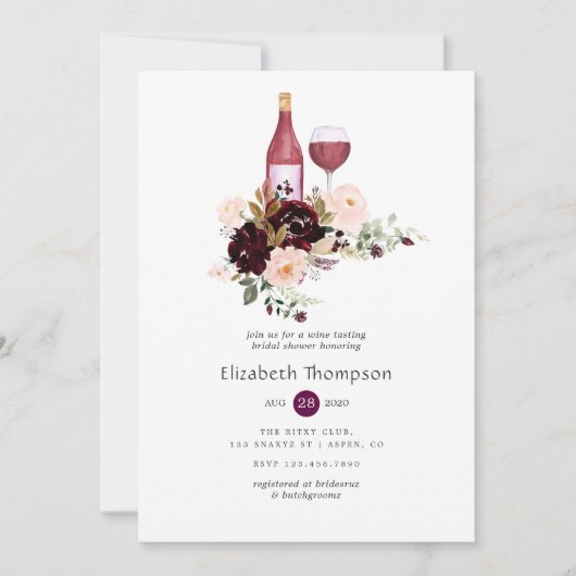 Vrijgezellenfeest voor het testen van Berry en Blu Kaart (Voorkant)