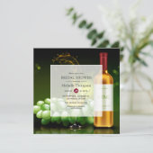 Vrijgezellenfeest voor het testen van Bourgogne en Kaart (Staand voorkant)