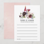 Vrijgezellenfeest voor het testen van gebrande wij advieskaart (Voorkant / Achterkant)