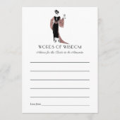 Vrijgezellenfeest voor het testen van roos Gold en Advieskaart (Voorkant)