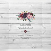 Vrijgezellenfeest voor het testen van wijn in Bord Drieluik Uitnodiging (Binnenkant midden)