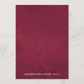 Vrijgezellenfeest voor het testen van wijn met Bou Advieskaart (Achterkant)