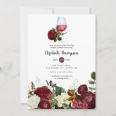 Vrijgezellenfeest voor het testen van wijn uit de kaart (Voorkant)