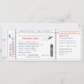 Vrijgezellenfeest voor instapkaarten Nodig rood bl Kaart (Voorkant)